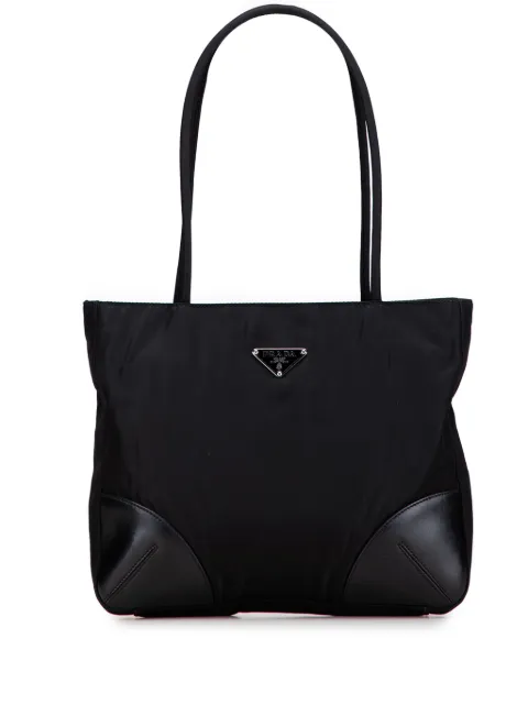 Prada Pre-Owned 2013-2025 Spazzolato Trimmed Tessuto tote bag