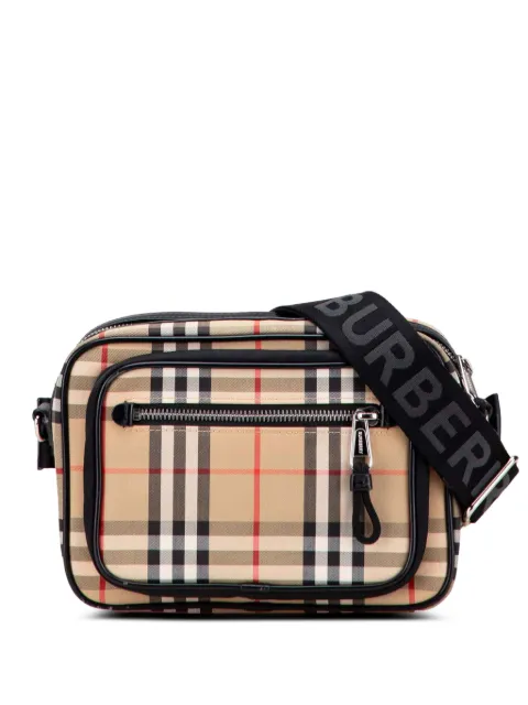 Burberry Pre-Owned bolsa crossbody Paddy de lona House Check 2018-2025