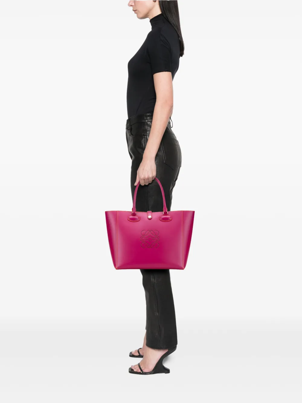 Loewe Pre-Owned sac à main Leo à design perforé (2013) | Pre-owned | Image 2