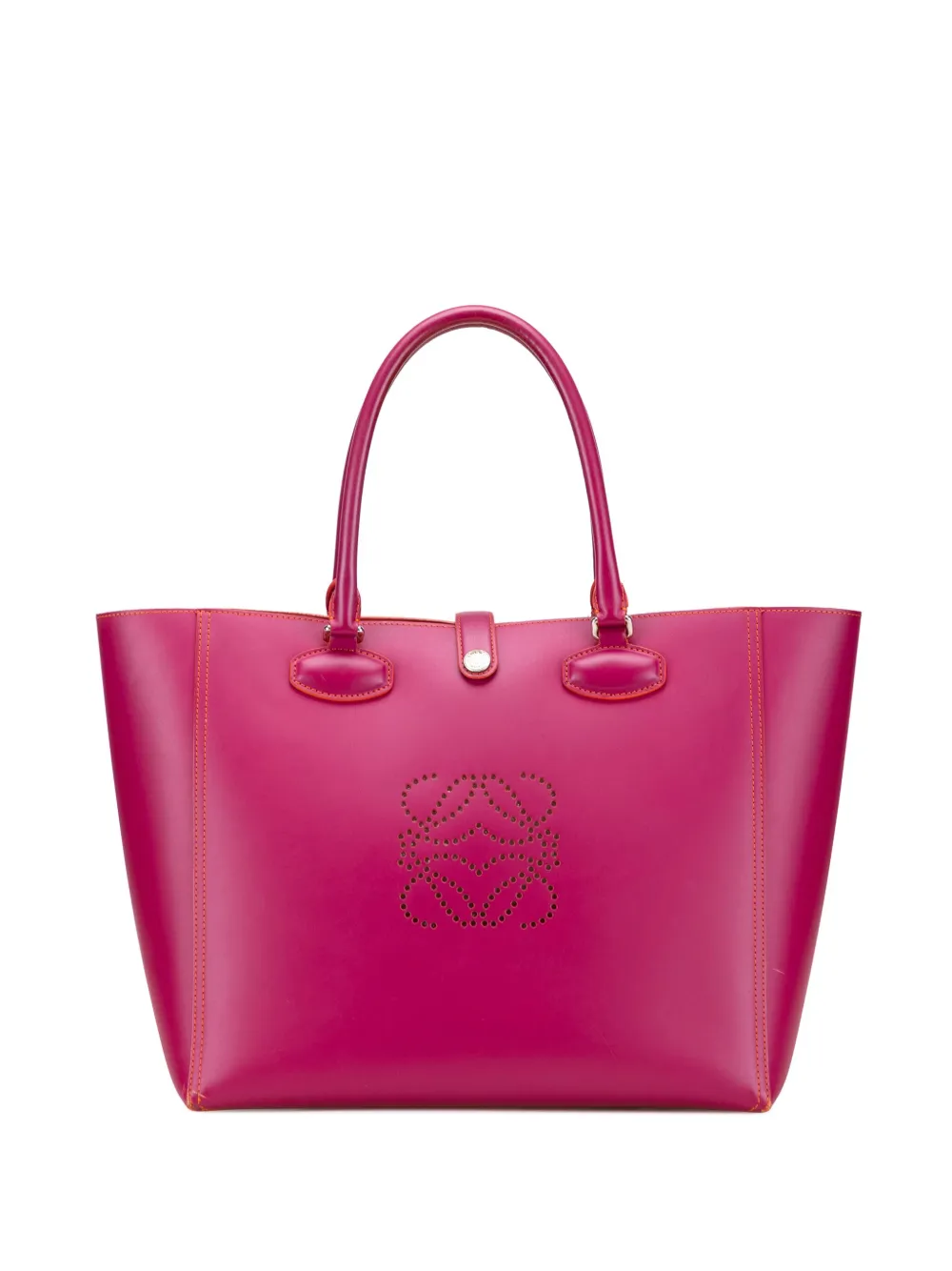 Loewe Pre-Owned sac à main Leo à design perforé (2013) | rose | Image 1
