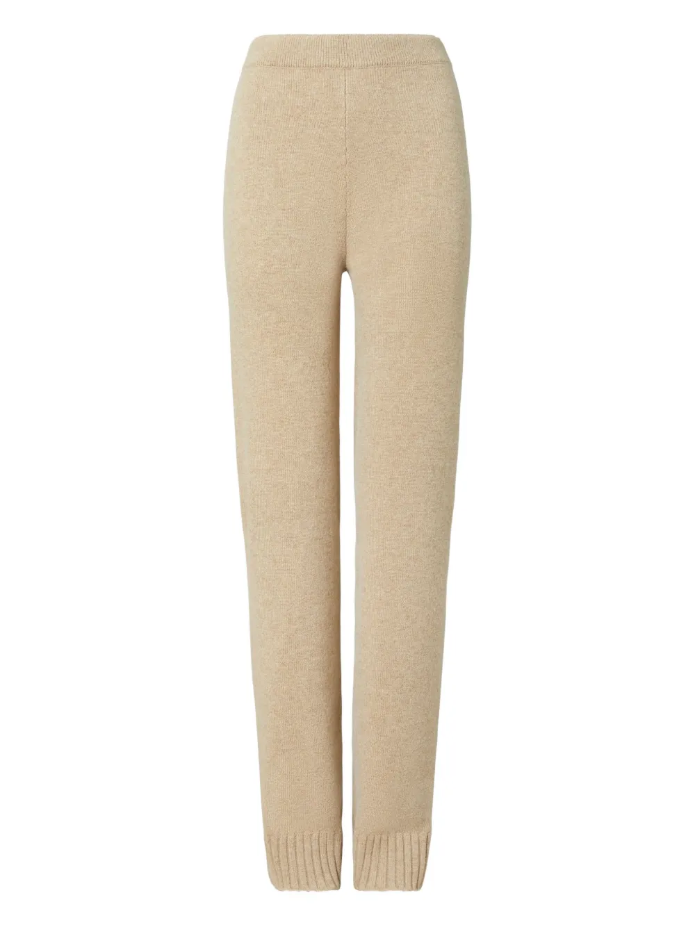 Tory Burch Wool Track Pants In Gold