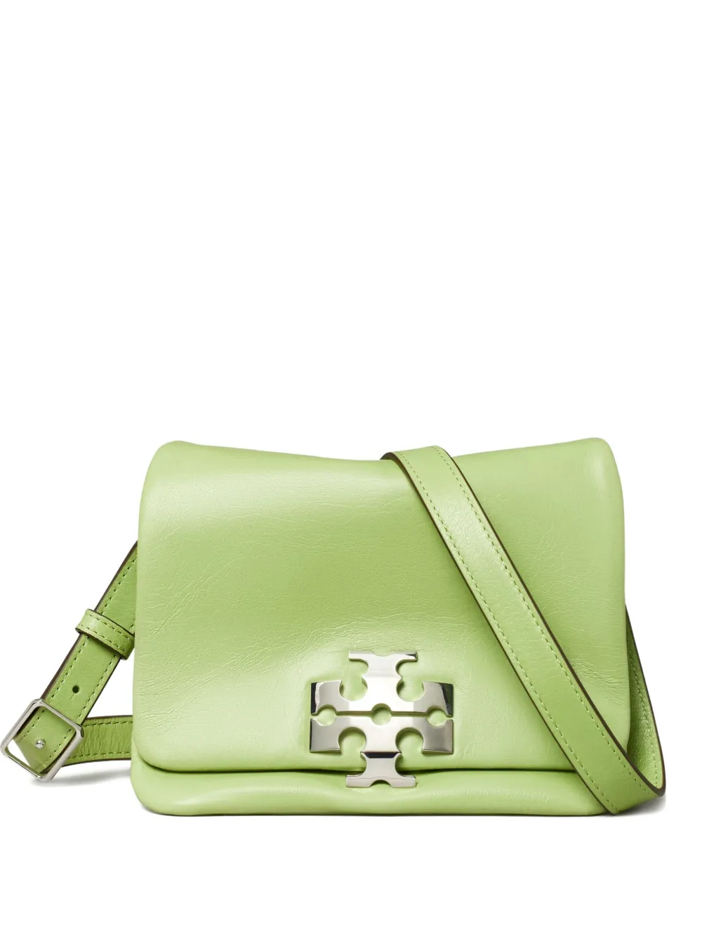 Tory Burch Charlie logo shoulder bag - Green