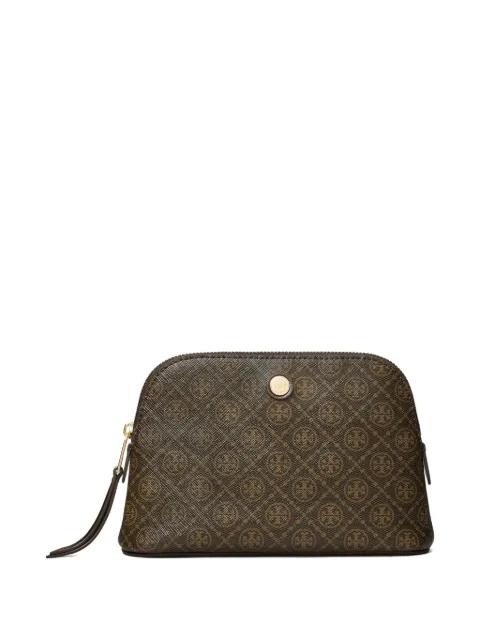 Tory Burch estuche de maquillaje con monograma