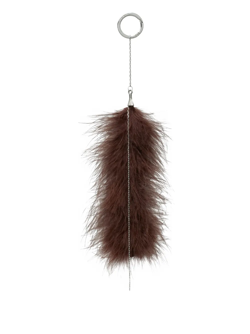 Tory Burch Feather Bag Charm In Brown