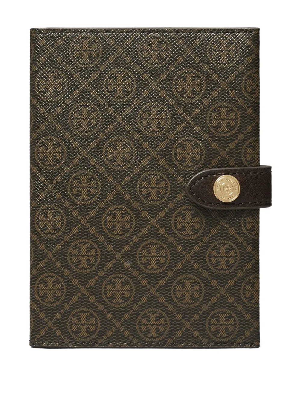 Tory Burch funda para pasaporte con monograma | marrón | Image 1