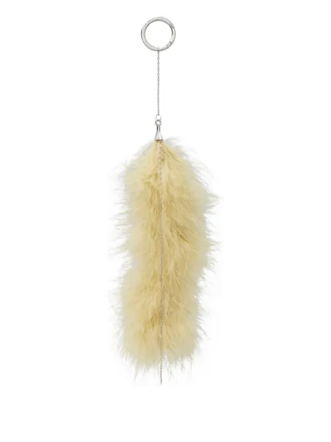 Tory Burch feather bag charm