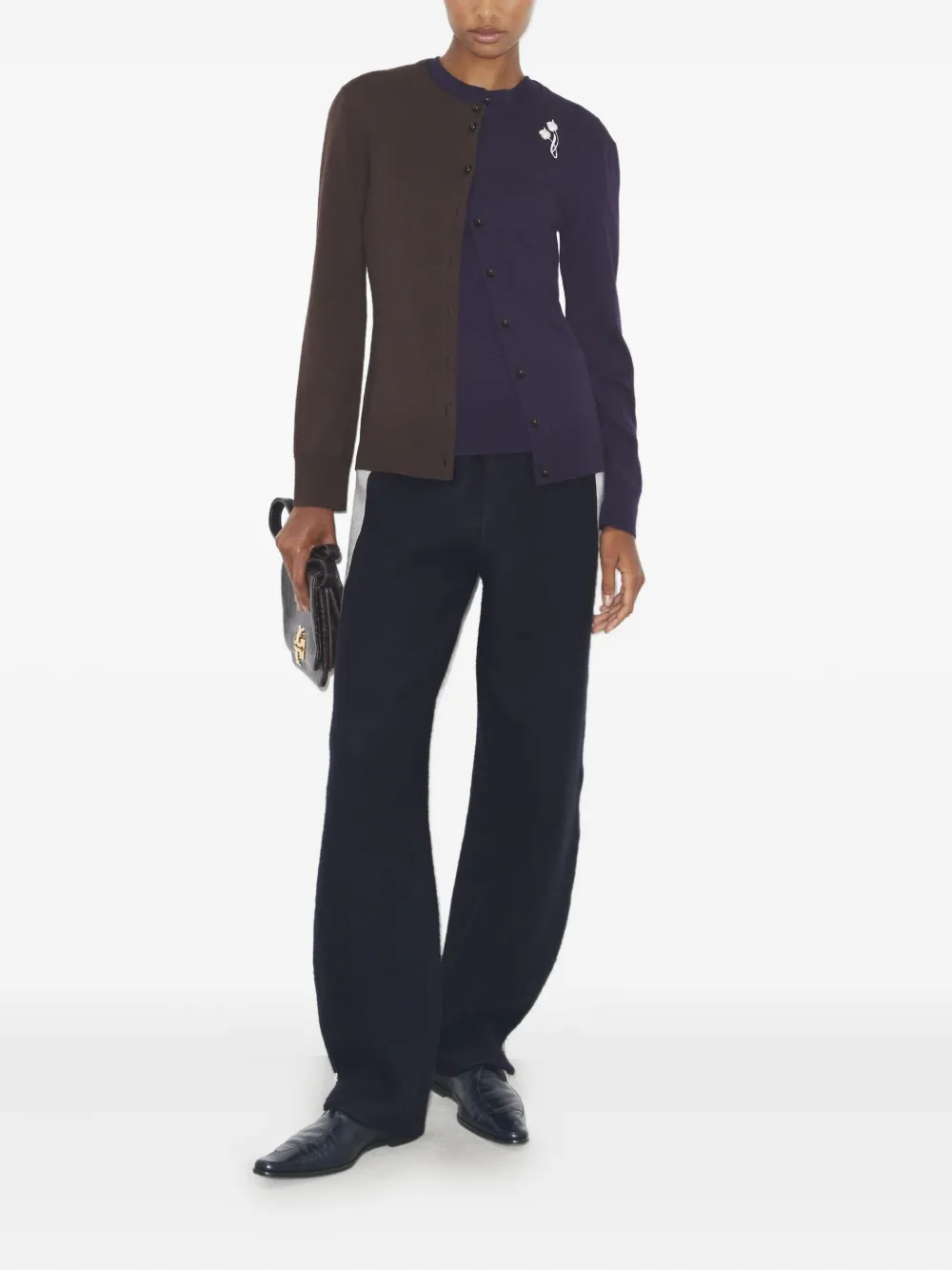 Tory Burch Gestreepte jersey joggingbroek - Blauw