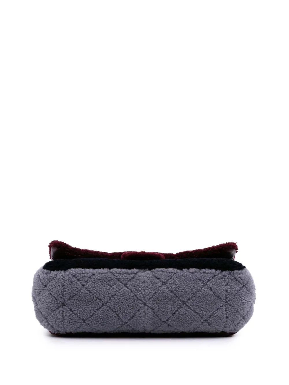Pre-owned Chanel 2019 Medium Quilted Shearling Single Flap Shoulder Bag In Red