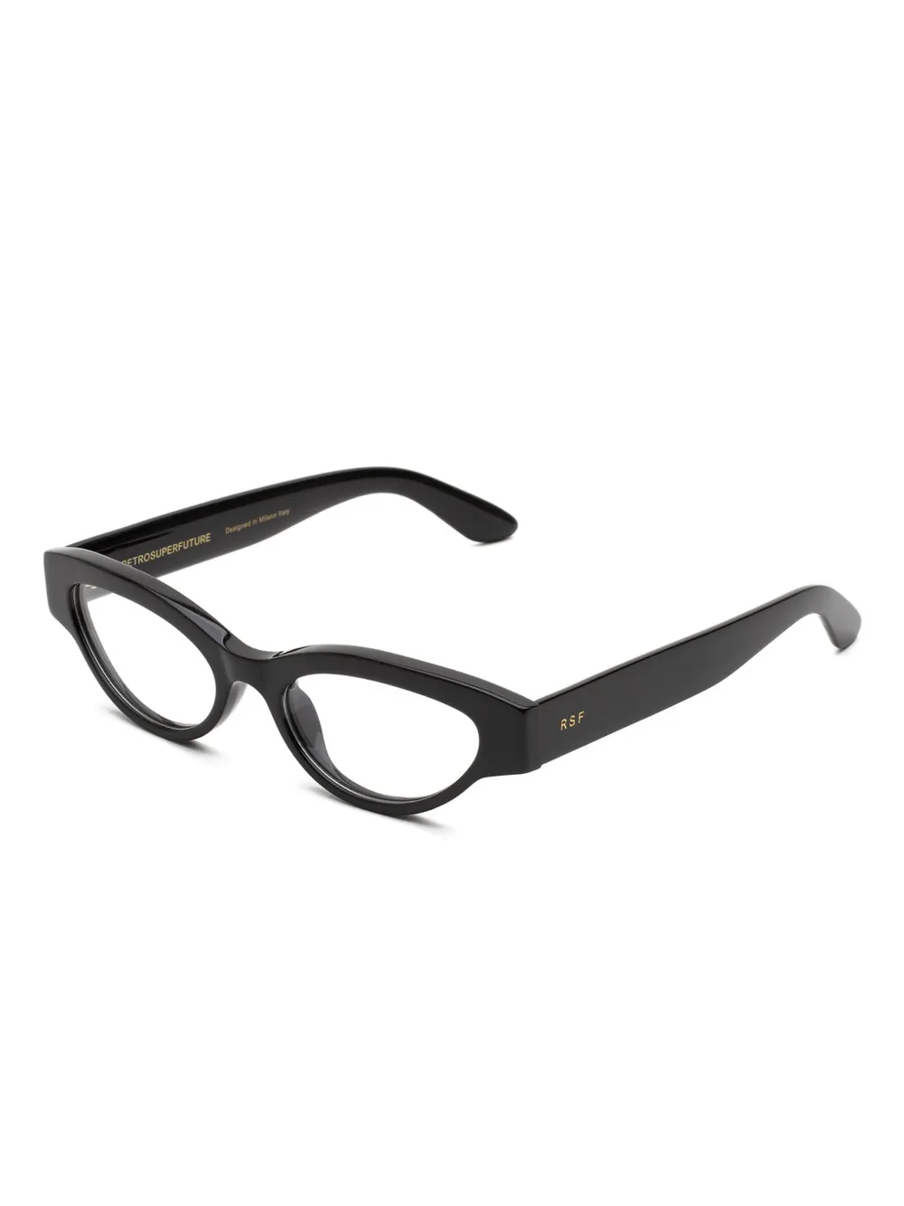 Retrosuperfuture Numero 147 Cat-eye Glasses In Black