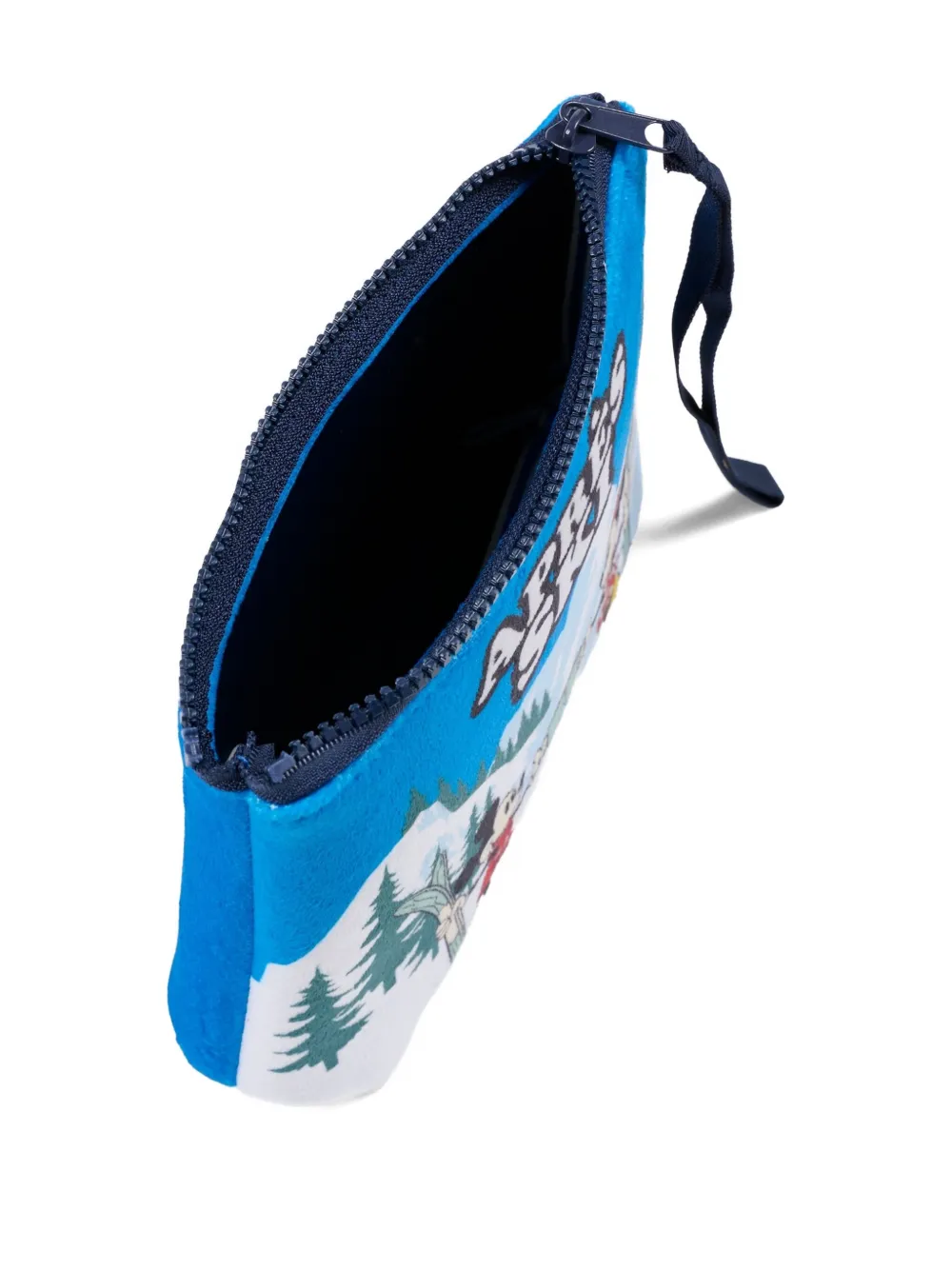 Mc2 Saint Barth Aline Zip Pouch In Blue