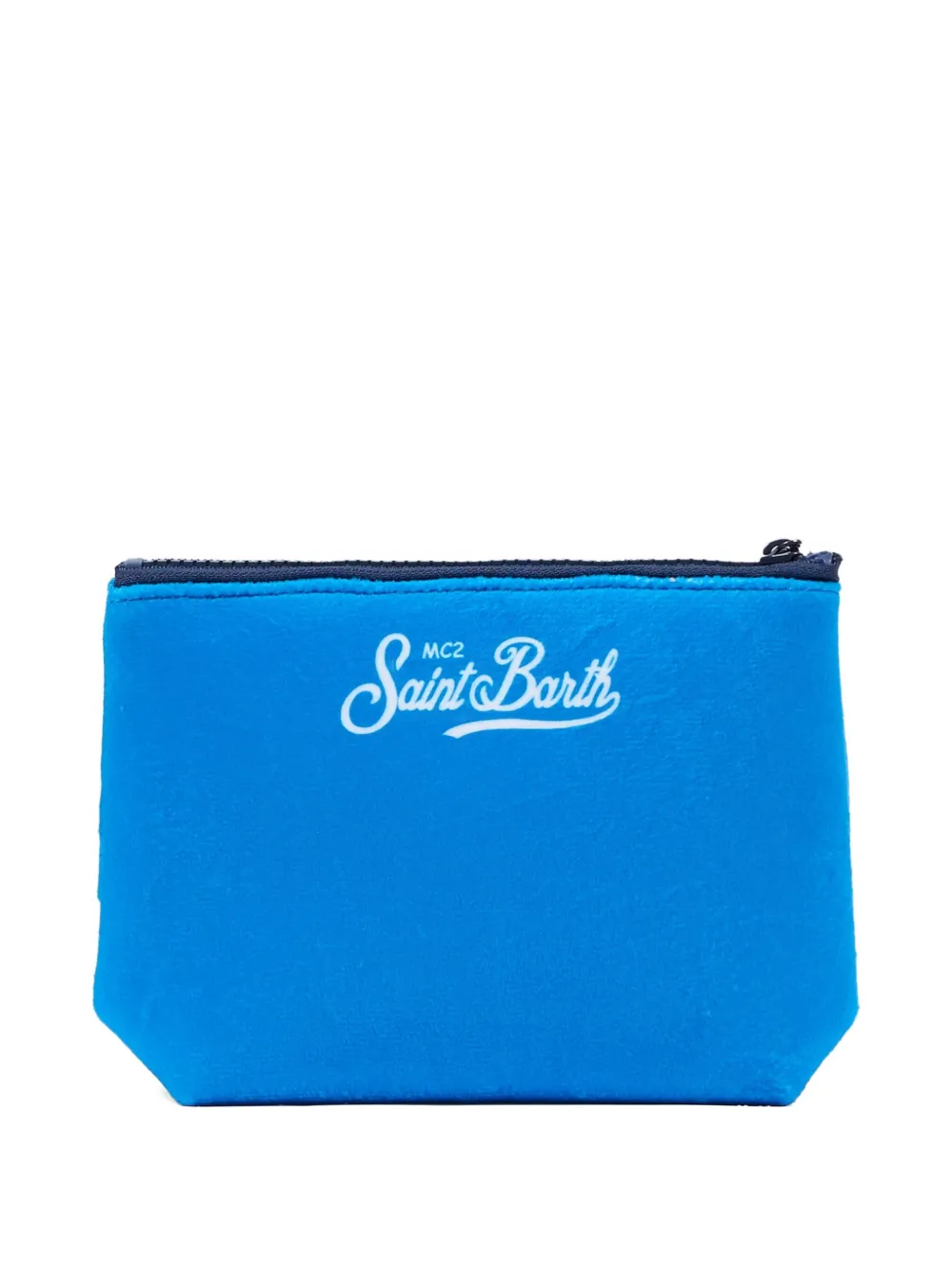 Mc2 Saint Barth Aline Zip Pouch In Blue