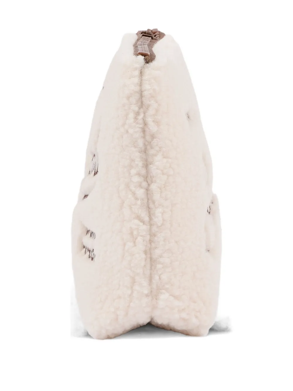 Mc2 Saint Barth Pochette Aline Teddy In Sherpa Beige In Neutral
