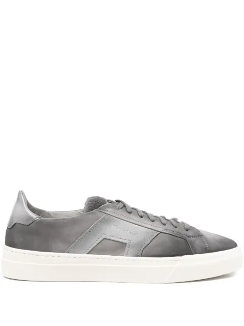 Santoni panelled sneakers