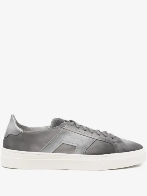 Santoni panelled sneakers