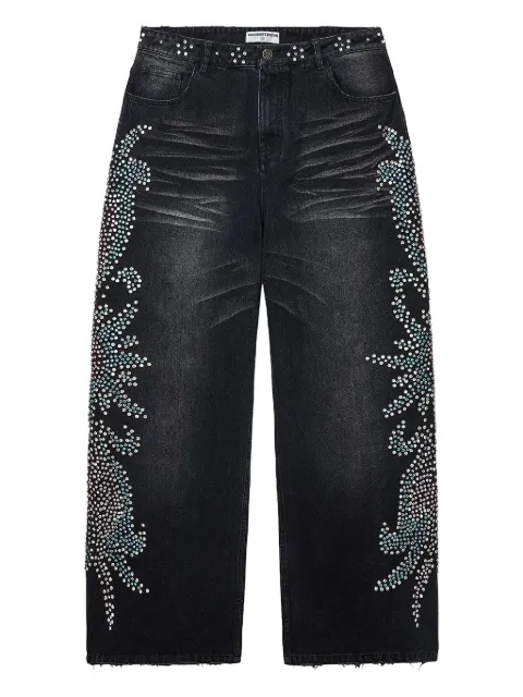Vale rhinestone-embellished jeans