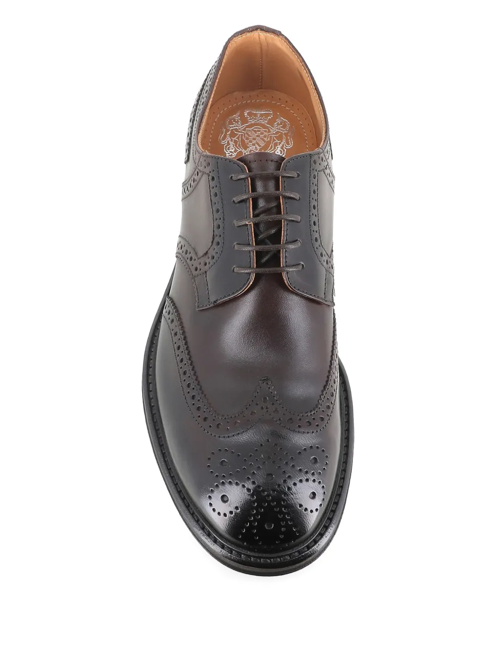 Alberto Fasciani Ivan Dovetail 91017 Brogue Derby Shoes In Burgundy