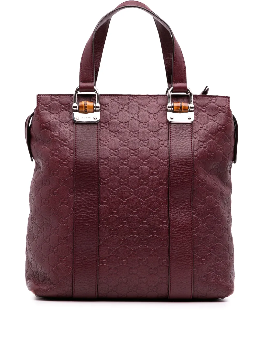 Gucci Pre-Owned 2016-2025 Guccissima Tender Bamboo Bar tote bag - Rosso