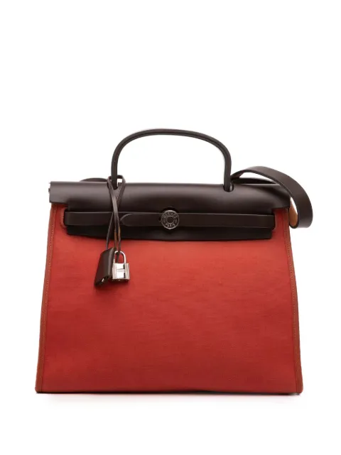 Hermès Pre-Owned 2012 Toile Herbag Zip 31 satchel