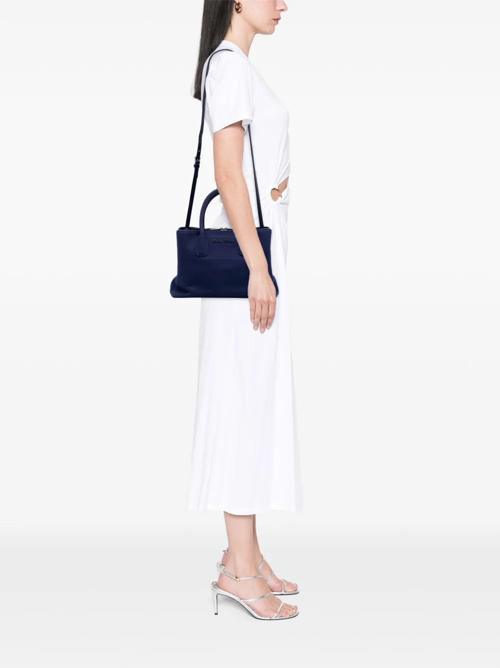 Miu Miu Pre-Owned 2010-2025 Canvas Convertible Tote satchel | Pre-Owned | Image 2