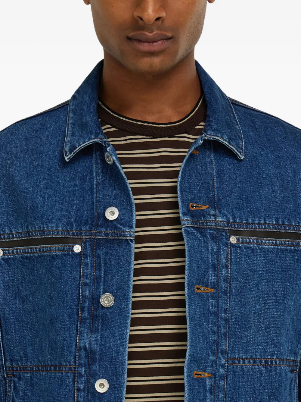 Ferragamo Gebreide muts met geribbeld label Blauw