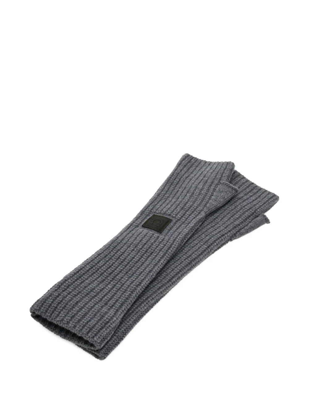 Ferragamo Thumbhole-design Hand Warmer In Gray