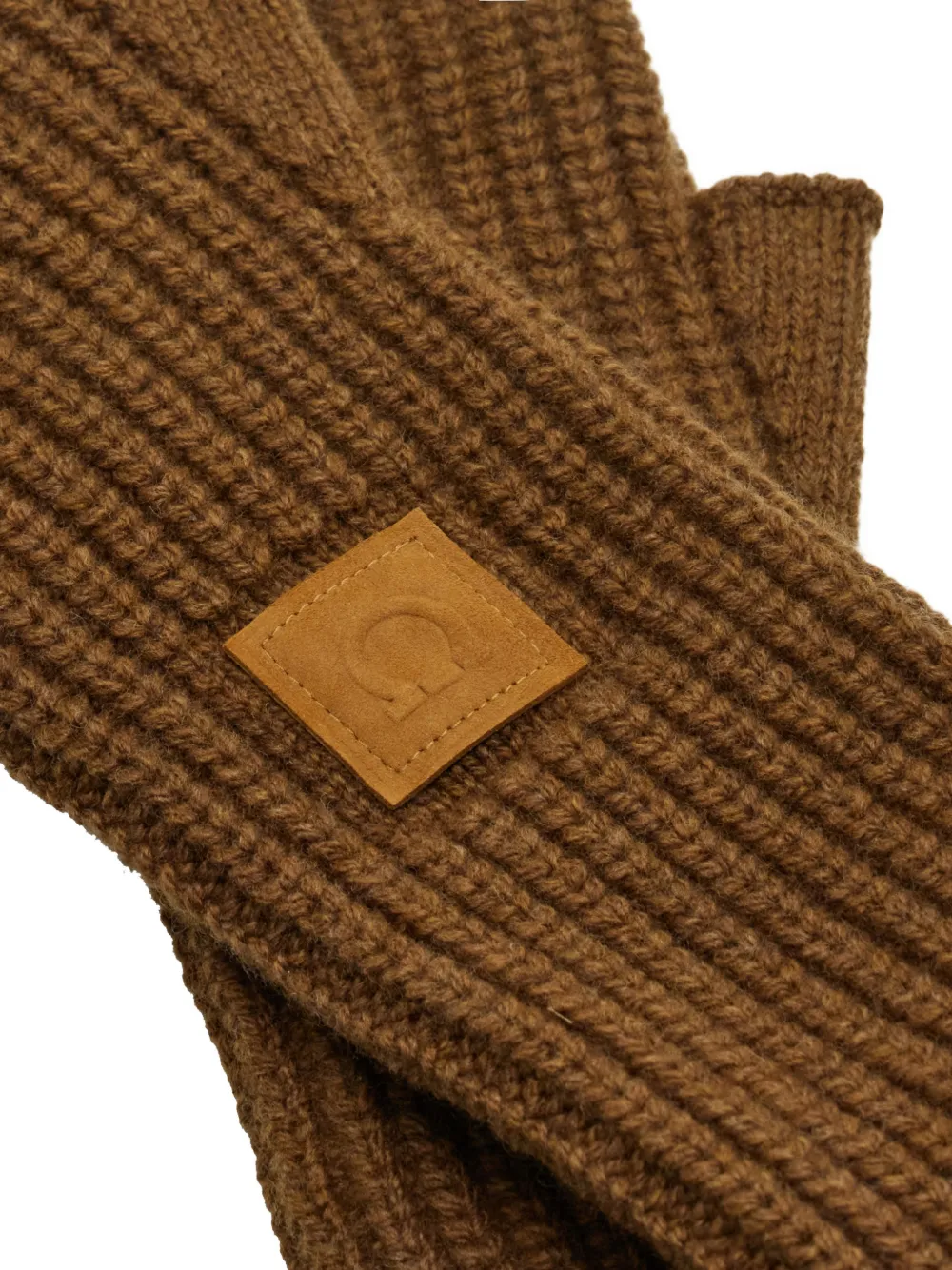 Ferragamo Thumbhole-design Hand Warmer In Brown