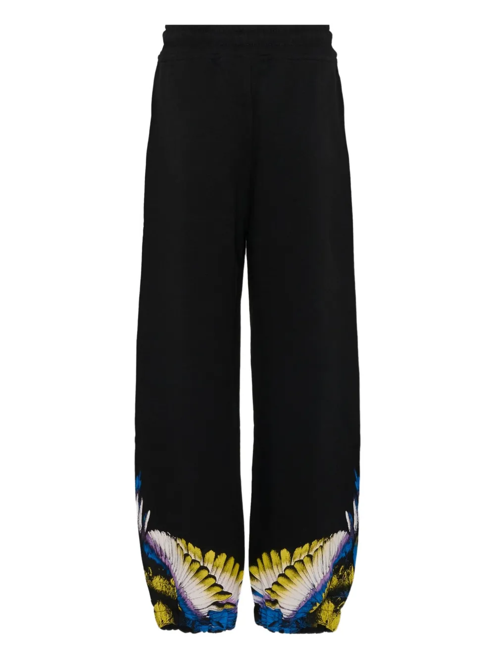 County Of Milan Graphic Trousers In Black