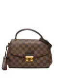 Louis Vuitton Pre-Owned 2018 Damier Ebene Croisette satchel - Brown