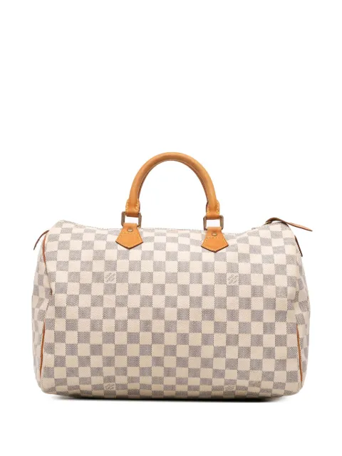 Louis Vuitton Pre-Owned 2010 Damier Azur Speedy 35 boston bag
