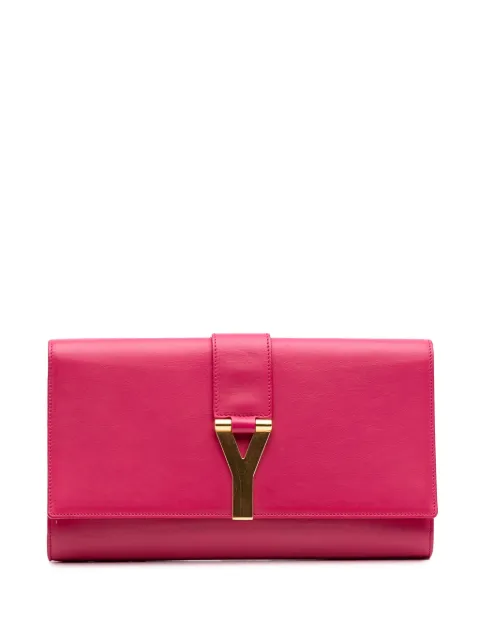 Saint Laurent Pre-Owned 2013-2025 Leather Chyc Ligne clutch bag