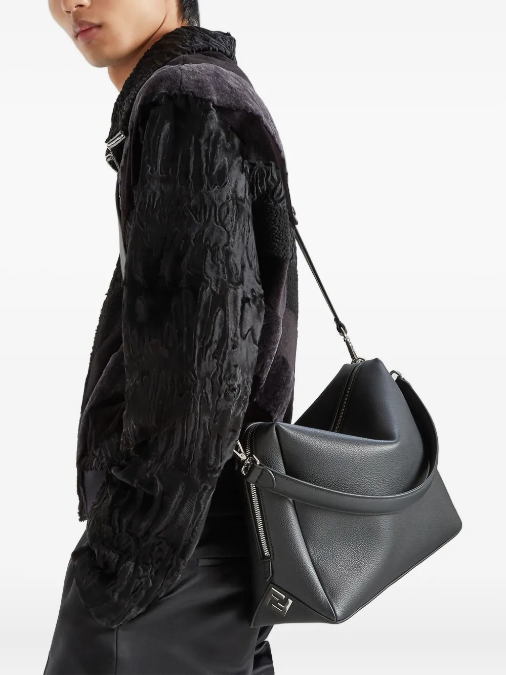 FENDI large Lui shoulder bag - Zwart