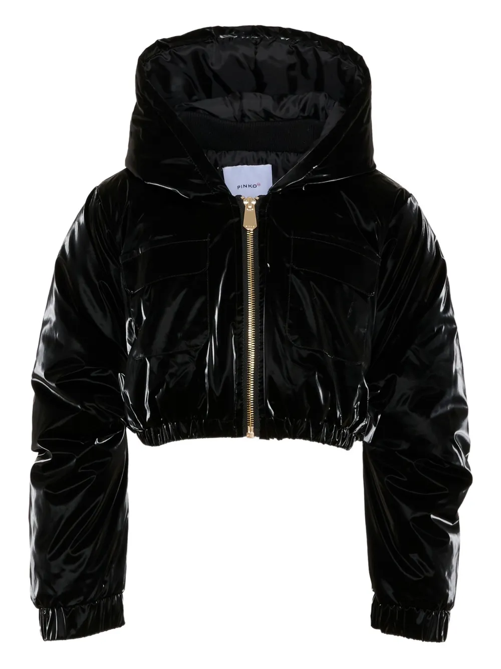 Pinko Kids hooded jacket - Nero