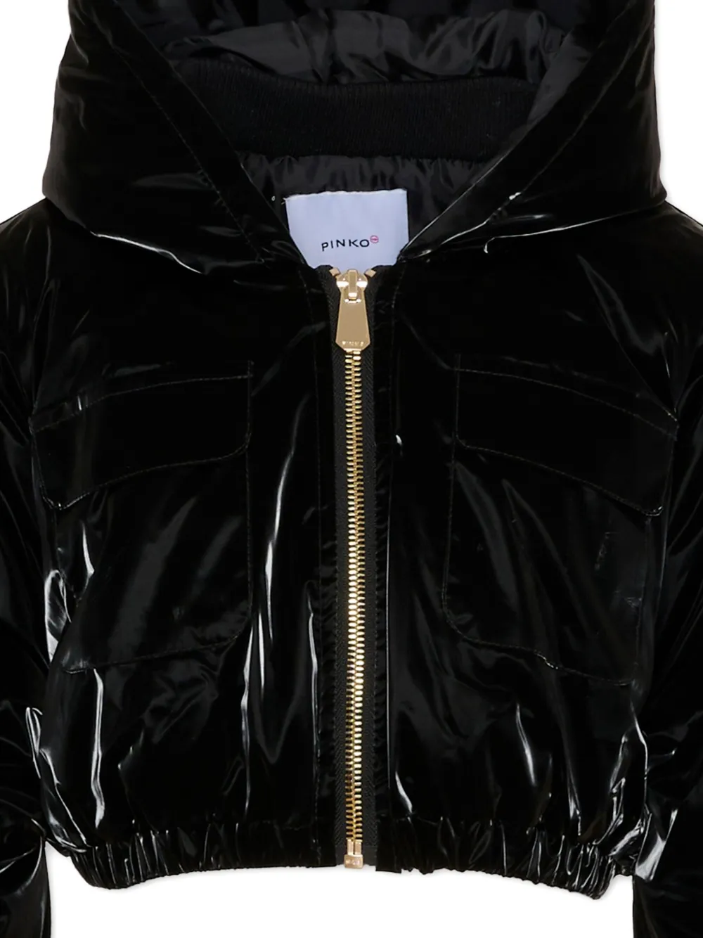 Pinko Kids Jack met capuchon Zwart