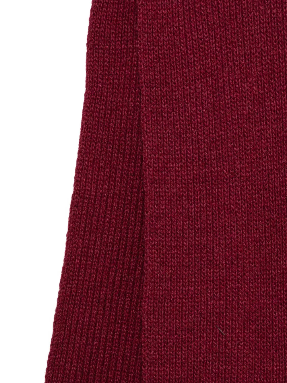 Paolo Pecora Kids Sjaal met logopatch Rood