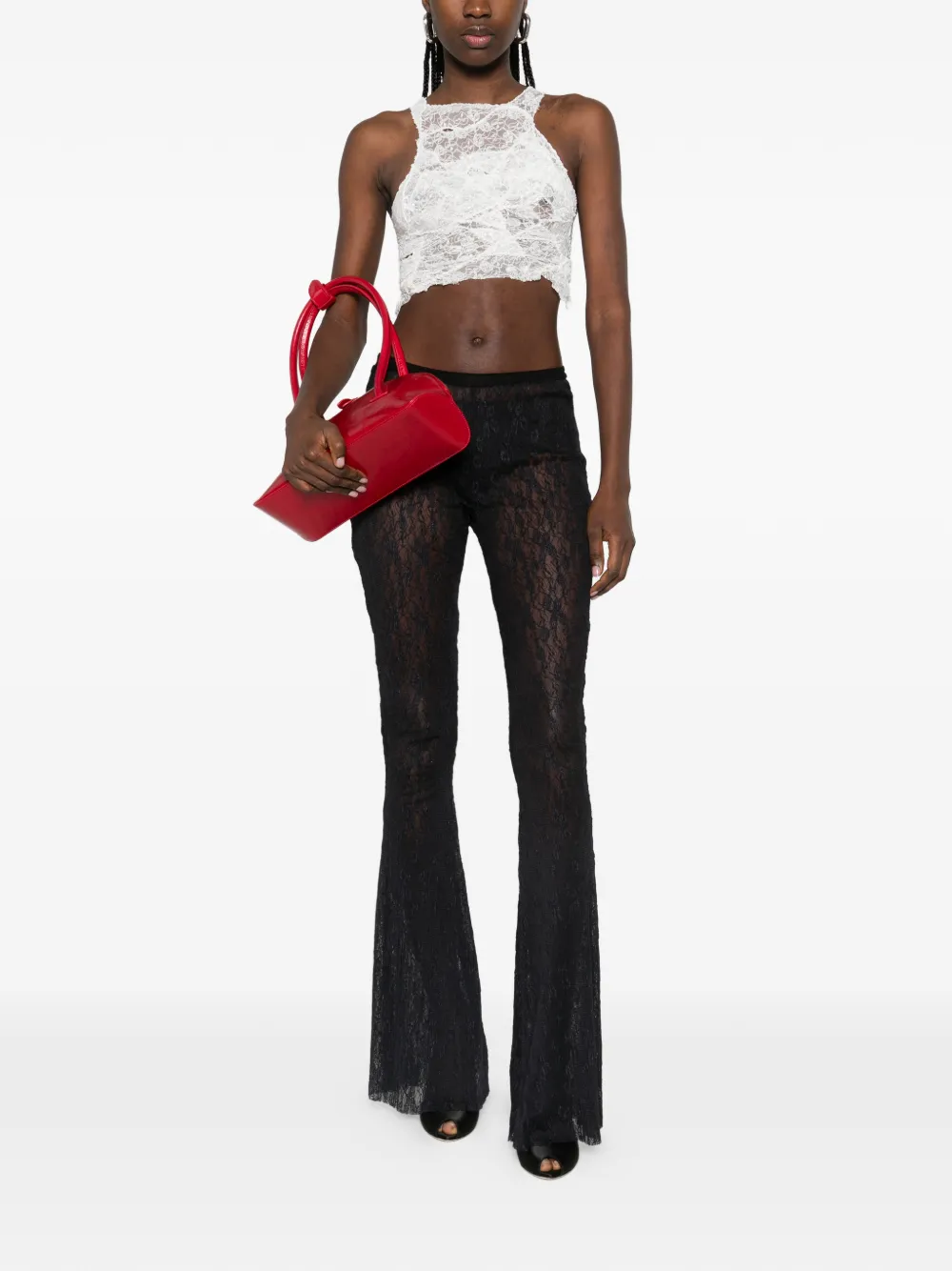 Oh Carla Flared Trousers - Black 