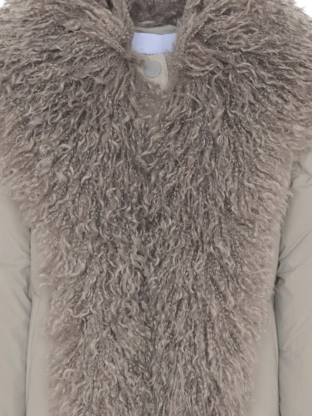 Pinko Kids Jas met afwerking van imitatiebont Grijs