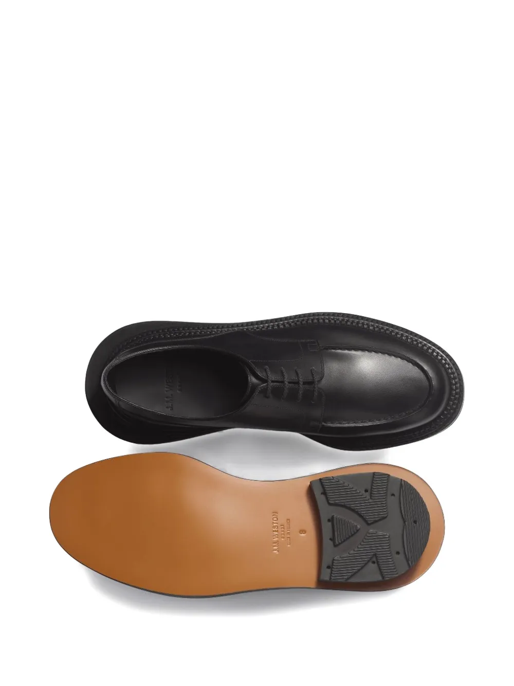 J.M. WESTON Leren derby schoenen Zwart