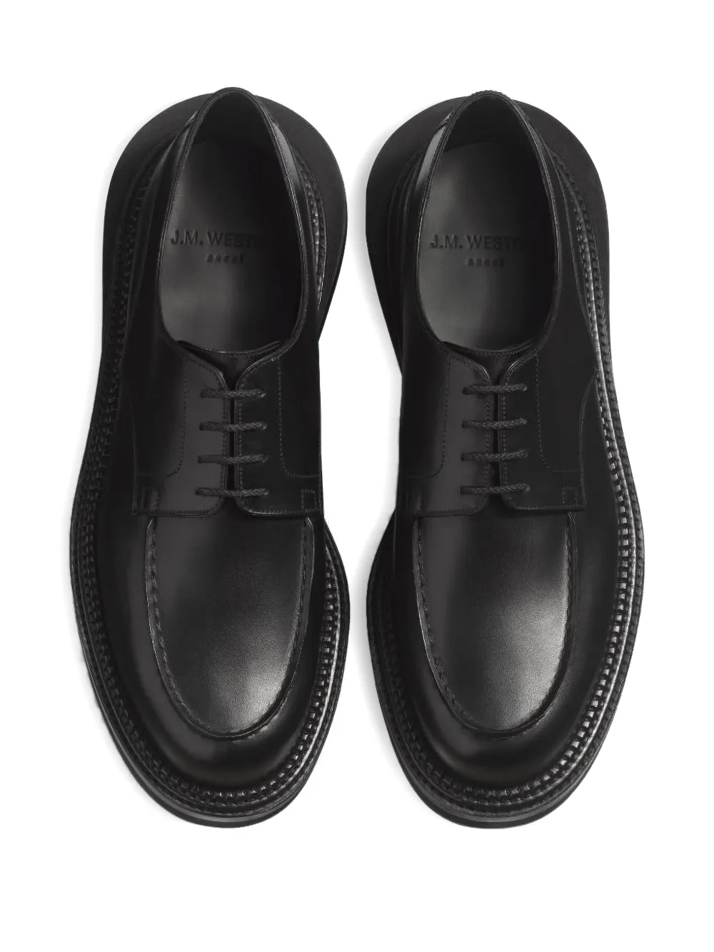 J.M. WESTON Leren derby schoenen Zwart