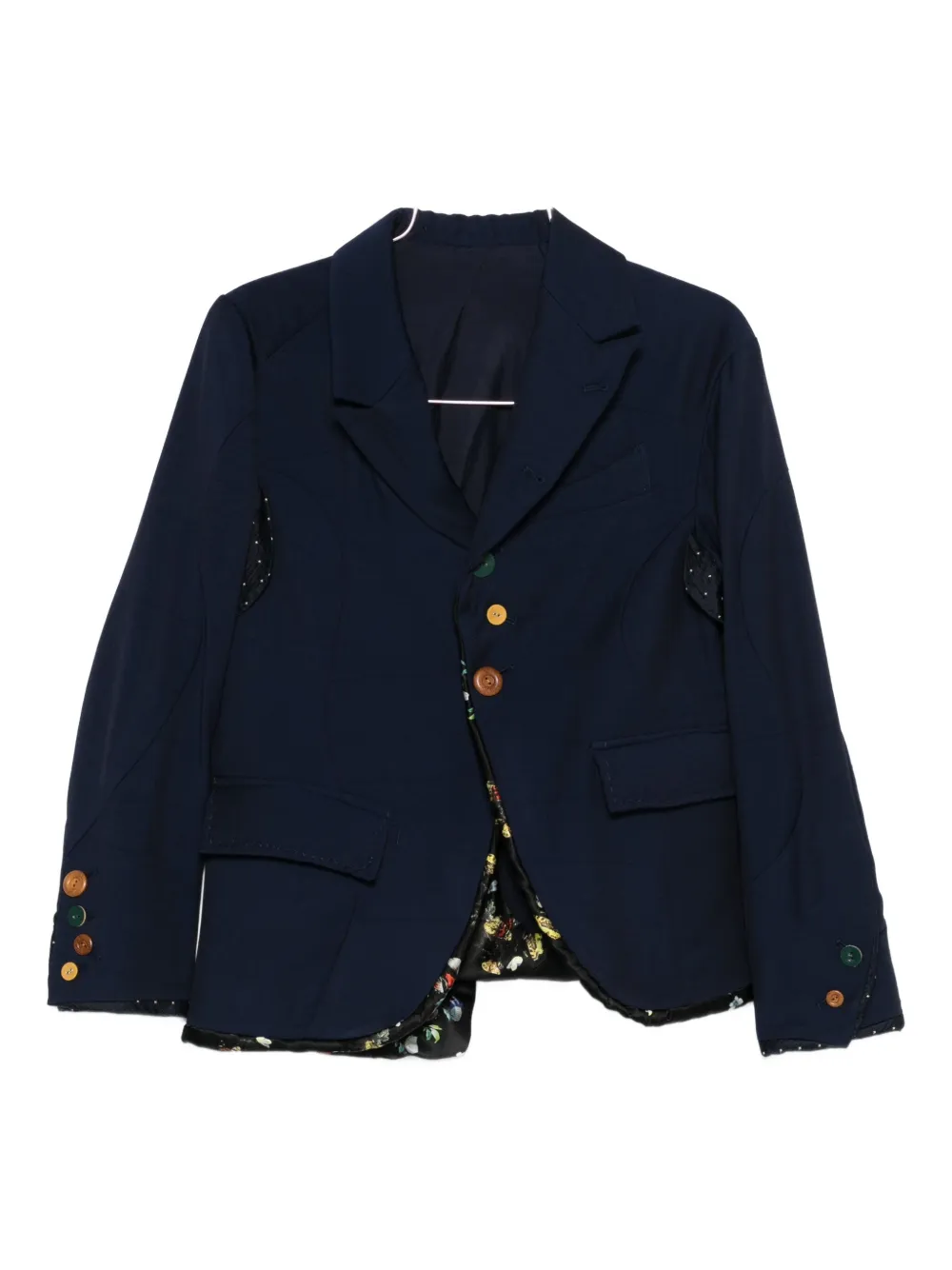 Undercover Contrasting-button Jacket In Blue