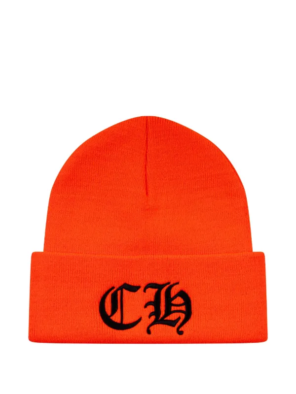 Chrome Hearts CH Beanie Hat | Orange | FARFETCH