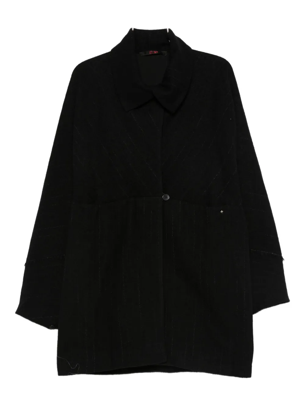 Ma+ abrigo con botones | negro | Image 1