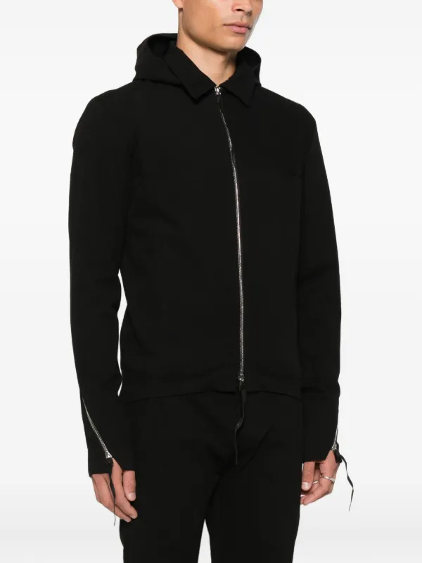 Ma+ Hooded Zip Jacket | Black | FARFETCH TR