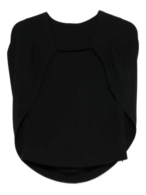 Alberta Ferretti draped blouse 