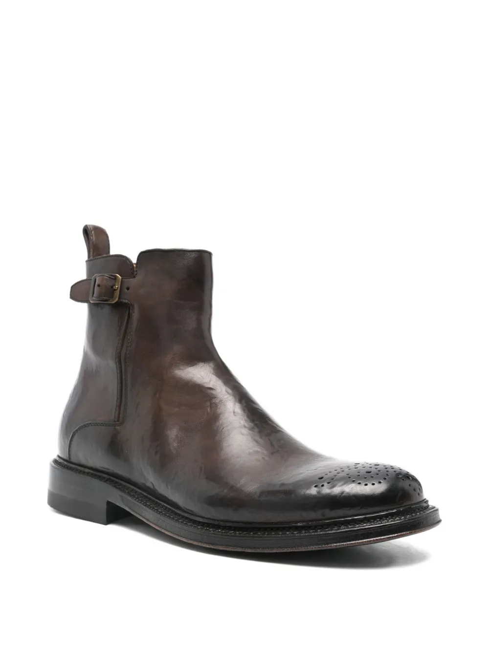 Silvano Sassetti buckle perforated boots | Chelsea Boots | Image 2