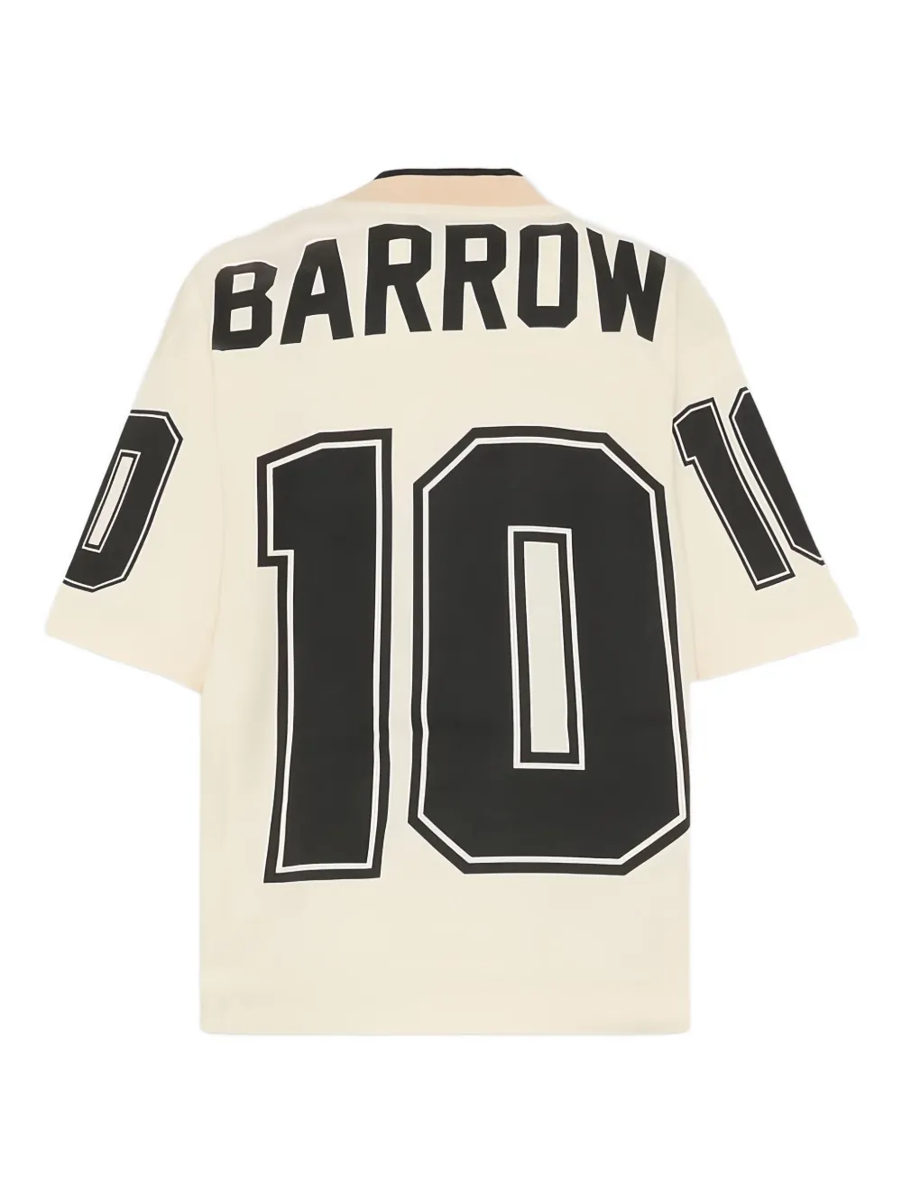 Barrow kids Number T-shirt met korte mouwen Beige