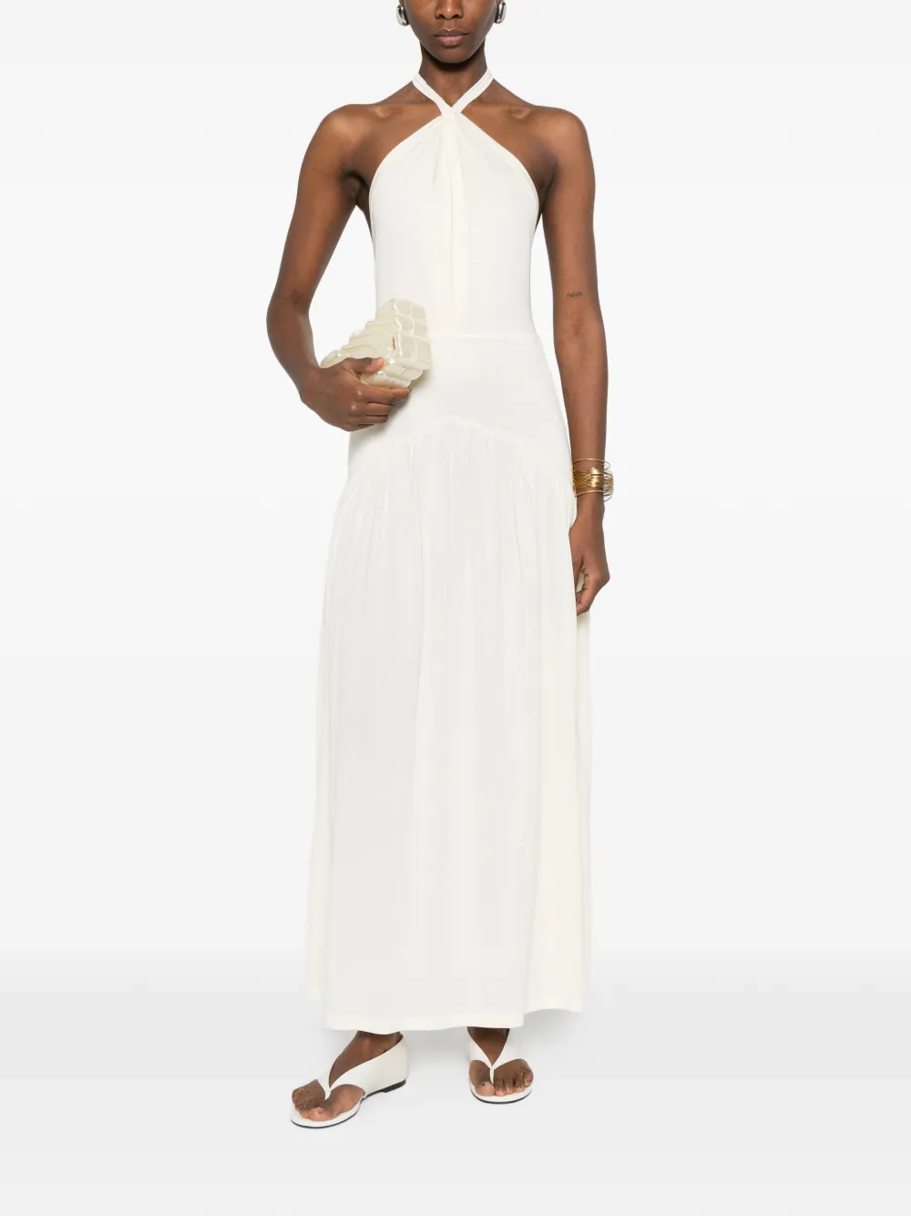 Aya Muse Ola maxi dress - Beige