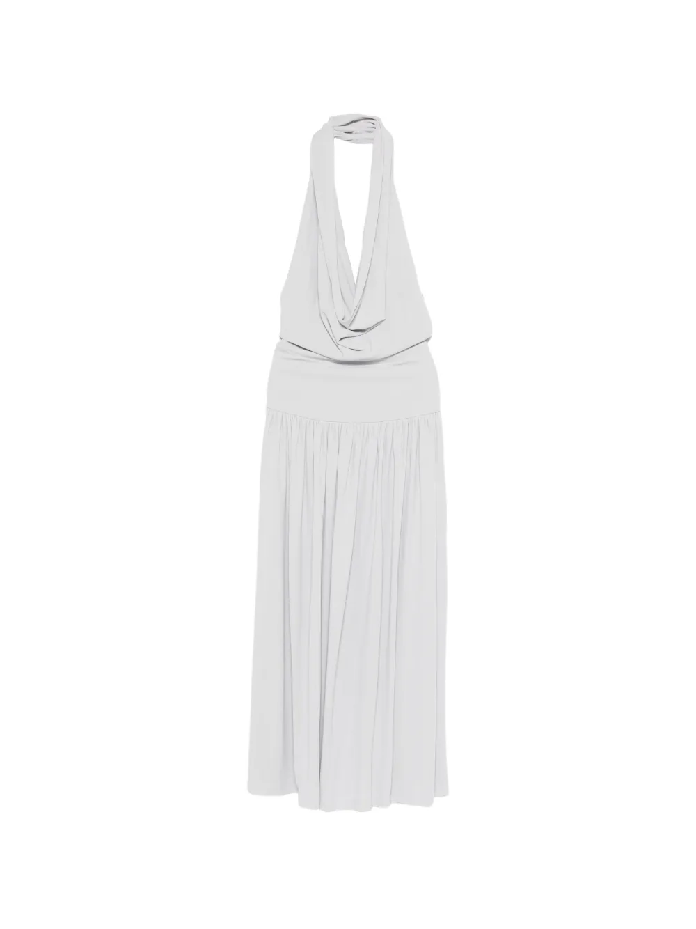 Aya Muse Spoe pleated midi dress - Grigio