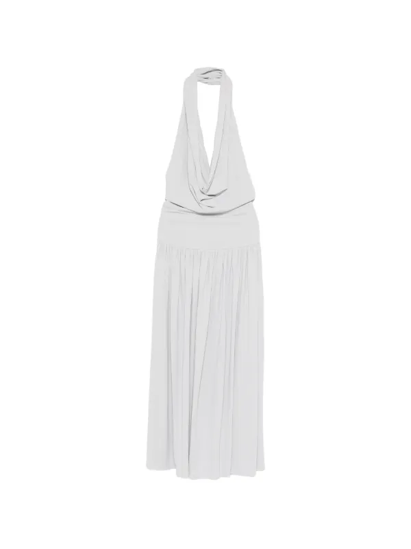 knee length dresses for ladies Grey Pleated Midi Skirt – Clothes By Locker Room main image 1