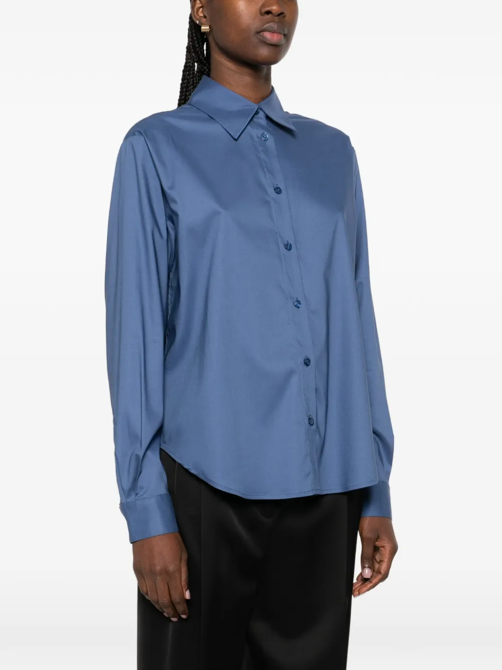  Aya Muse Telia Buttoned Shirt - Blue 