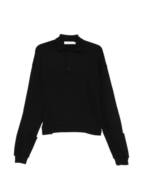 Aya Muse collared patched polo shirt